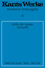 Buchcover Immanuel Kant: Werke / Kritik der reinen Vernunft