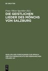 Buchcover Die geistlichen Lieder des Mönchs von Salzburg