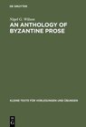 Buchcover An Anthology of Byzantine Prose