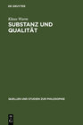 Buchcover Substanz und Qualität