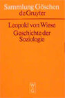 Buchcover Geschichte der Soziologie