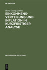 Buchcover Einkommensverteilung und Inflation in kurzfristiger Analyse