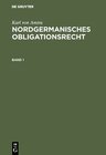 Buchcover Nordgermanisches Obligationsrecht