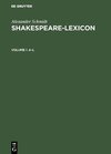 Buchcover Shakespeare-Lexicon