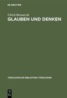 Buchcover Glauben und Denken