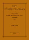 Buchcover Corpus inscriptionum Latinarum. Inscriptiones parietariae Pompeianae... / Inscriptiones parietariae Pompeianae Herculane
