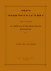 Buchcover Inscriptionum Illyrici partes VI. VII. Res gestae divi Augusti. Edictum Diocletiani de pretiis rerum. Privilegia militum