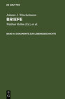 Buchcover Johann J. Winckelmann: Briefe / Dokumente zur Lebensgeschichte