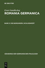 Buchcover Ernst Gamillscheg: Romania Germanica / Die Burgunder, Schlußwort