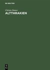 Buchcover Altthrakien
