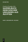 Buchcover Sammelbuch griechischer Urkunden aus Ägypten / Urkunden Nr. 1 bis 6000