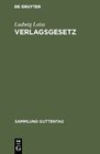 Buchcover Verlagsgesetz