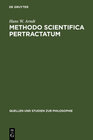 Buchcover Methodo scientifica pertractatum