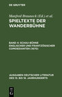 Buchcover Spieltexte der Wanderbühne / Schau-Bühne englischer und frantzösischer Comoedianten (1670)