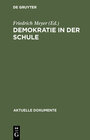 Buchcover Demokratie in der Schule