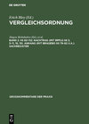 Buchcover Vergleichsordnung / §§ 82–132. Nachtrag (mit RpflG §§ 3, 5–11, 18, 19). Anhang (mit BRAGebO §§ 79–82 u.a.). Sachregister