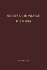 Buchcover Nicetae Choniatae Historia