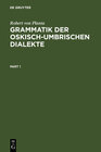 Buchcover Grammatik der Oskisch-Umbrischen Dialekte