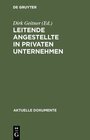 Buchcover Leitende Angestellte in privaten Unternehmen