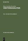 Buchcover Vektoranalysis. Teil 1