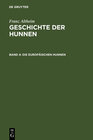 Buchcover Franz Altheim: Geschichte der Hunnen / Die europäischen Hunnen