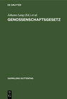 Buchcover Genossenschaftsgesetz