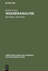 Buchcover Wasseranalyse