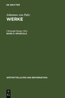 Buchcover Johannes von Paltz: Werke / Opuscula
