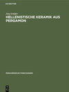 Buchcover Hellenistische Keramik aus Pergamon