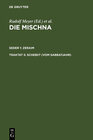 Buchcover Die Mischna. Zeraim / Schebiit (Vom Sabbatjahr)