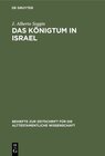 Buchcover Das Königtum in Israel