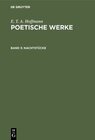 Buchcover E. T. A. Hoffmann: Poetische Werke / Nachtstücke