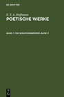 Buchcover E. T. A. Hoffmann: Poetische Werke / Die Serapionsbrüder, Band 3