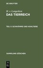 Buchcover H. v. Lengerken: Das Tierreich / Schwämme und Hohltiere