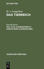 Buchcover H. v. Lengerken: Das Tierreich / Chordatiere IV: Kriechtiere (Chordatiere)