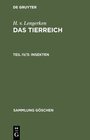 Buchcover H. v. Lengerken: Das Tierreich / Insekten