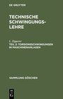 Buchcover L. Zipperer: Technische Schwingungslehre / Torsionsschwingungen in Maschinenanlagen