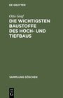 Buchcover Die wichtigsten Baustoffe des Hoch- und Tiefbaus