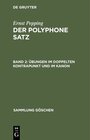 Buchcover Ernst Pepping: Der polyphone Satz / Übungen im doppelten Kontrapunkt und im Kanon