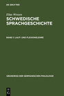 Buchcover Elias Wessen: Schwedische Sprachgeschichte / Laut- und Flexionslehre