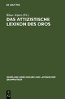 Buchcover Das attizistische Lexikon des Oros