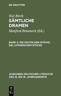 Buchcover Sixt Birck: Sämtliche Dramen / Die deutschen Stücke. Die lateinischen Stücke