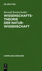 Buchcover Wissenschaftstheorie der Naturwissenschaft