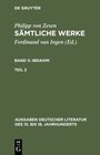 Buchcover Philipp von Zesen: Sämtliche Werke. Ibrahim / Ibrahim. Zweiter Teil