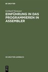 Buchcover Einführung in das Programmieren in Assembler