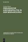 Buchcover Preußische Kirchenpolitik in der Bismarckära