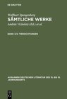 Buchcover Wolfhart Spangenberg: Sämtliche Werke / Tierdichtungen