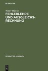 Buchcover Fehlerlehre und Ausgleichsrechnung