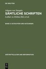 Buchcover Johann von Staupitz: Sämtliche Schriften / Gutachten und Satzungen