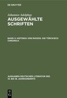 Buchcover Johannes Adelphus: Ausgewählte Schriften / Historia von Rhodis. Die Türckisch Chronica